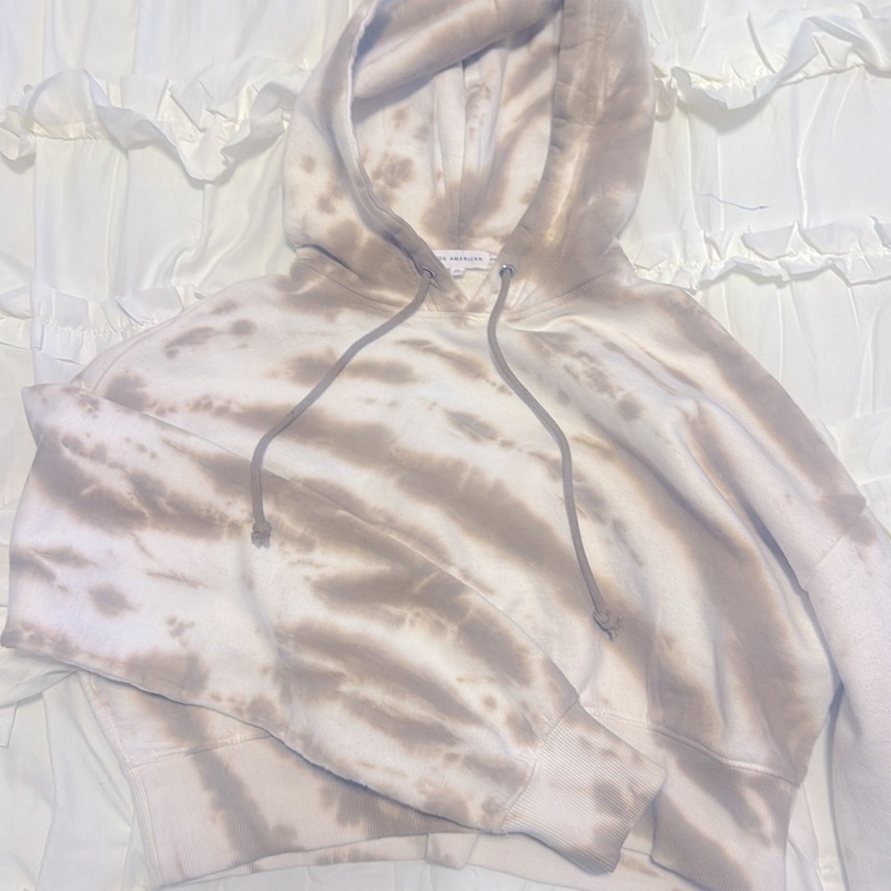 Good American cropped hoodie